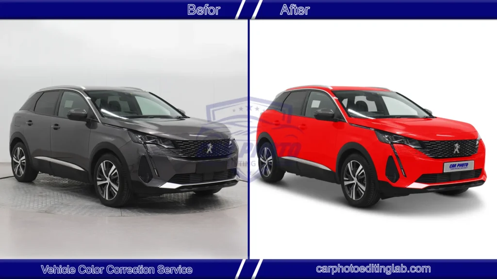 car photo color correction